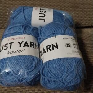 New Premier Just Yarn "Bright Blue"